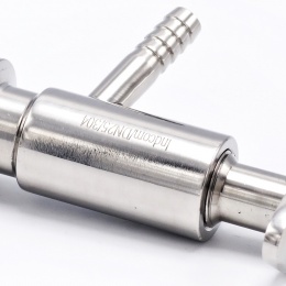 Vanne d'échantillonnage en acier inoxydable, connexion CLAMP| DN20 (K34)