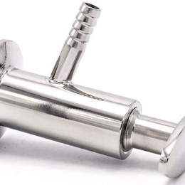 Vanne d'échantillonnage en acier inoxydable, connexion CLAMP | DN25