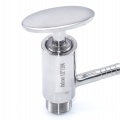 Vanne d'échantillonnage en inox, Clamp type | 1/2"