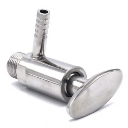 Vanne d'échantillonnage en inox, Clamp type | 1/2"