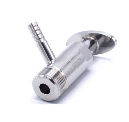 Vanne d'échantillonnage en inox, Clamp type | 3/4"