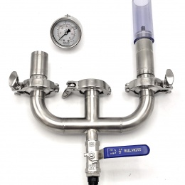 Vanne de spunding CLAMP  Vanne de sécurité pour cuve de fermentation