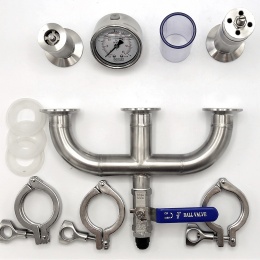 Vanne de spunding CLAMP  Vanne de sécurité pour cuve de fermentation