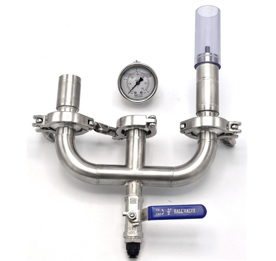 Vanne de spunding CLAMP Vanne de sécurité pour cuve de fermentation