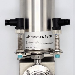 Vanne papillon à commande pneumatique, filetée / soudée, type G-S | DN20