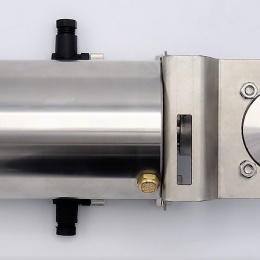 Vanne papillon à commande pneumatique, filetée / soudée, type G-S | DN20