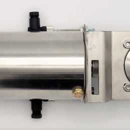 Vanne papillon à commande pneumatique, filetée / soudée, type G-S | DN32