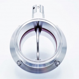 Vanne papillon, en inox, type CLAMP C-C | DN100 (K119)