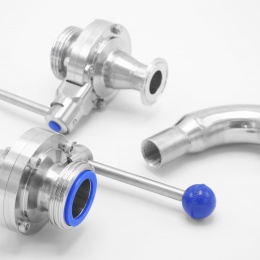 Vanne papillon SMS 38_CLAMP DN25