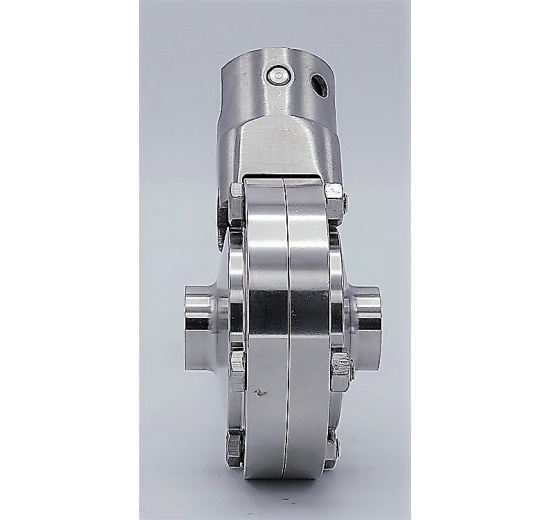 vanne papillon soudée type S-S acier inoxydable