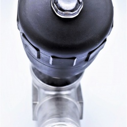 Vanne pneumatique à siège incliné - 45°, Clamp DN50 fileté G 1/4"