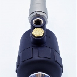 Vanne pneumatique avec le siège incliné-45°| G-filetage DN15 Joint PPL