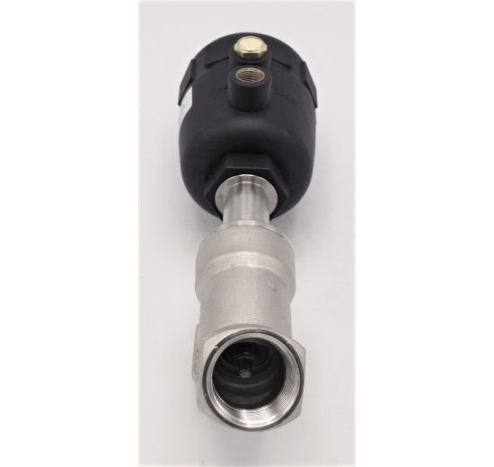 Vanne pneumatique avec le siège incliné-45° G-filetage