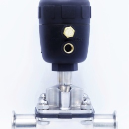 Vanne pneumatique, membrane, Clamp type C-C | DN40 (K50.5)