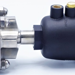 Vanne pneumatique, membrane, Clamp type C-C | DN40 (K50.5)