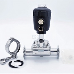 Vanne pneumatique, membrane, Clamp type C-C