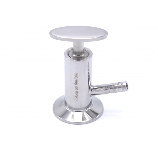 Vanne prise d’échantillon en inox, raccordement clamp