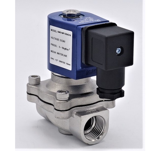 Vannes électromagnétiques 2/2 2/2, G 1/2", DC24V, NC
