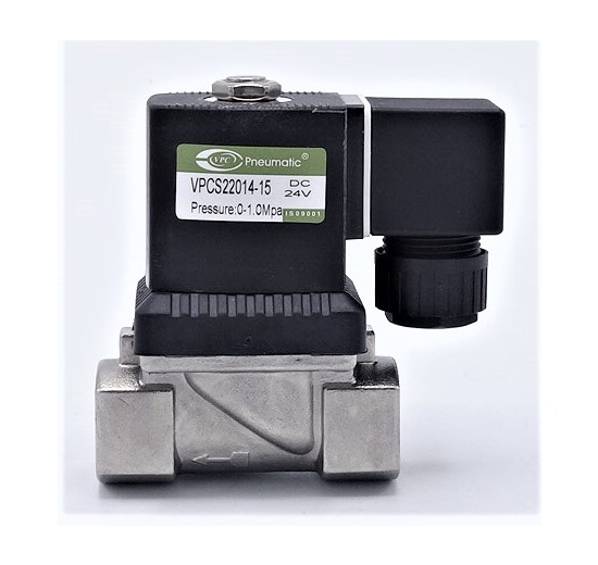 Vannes électromagnétiques 2/2, G 1/2", DC24V, NC