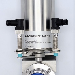 Vannes papillon actionneur pneumatiques, filetage type G-G | DN32