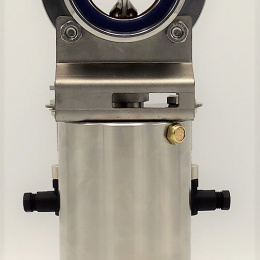 vannes papillon actionneur pneumatiques filetage type G-G DN50