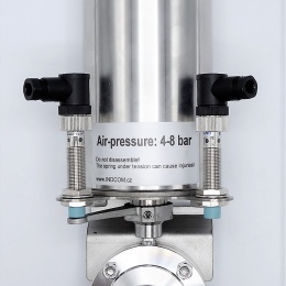 Vannes papillon de soudage (S-S type), actionneur pneumatiques, en inox