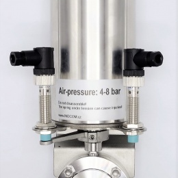 Vannes papillon de soudage type S-S, l´actionneur pneumatiques | DN20