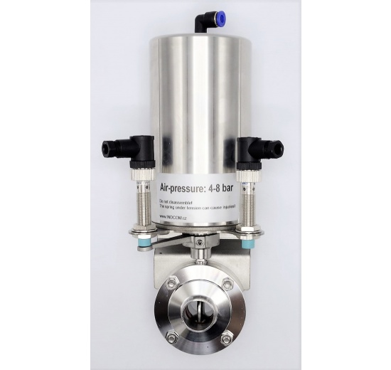 Vannes papillon de soudage type S-S, l´actionneur pneumatiques | DN20