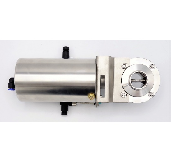 Vannes papillon de soudage type S-S, l´actionneur pneumatiques DN32