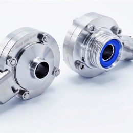 Vannes papillon DIN mâle/soudées (type G-S), en inox | DN20