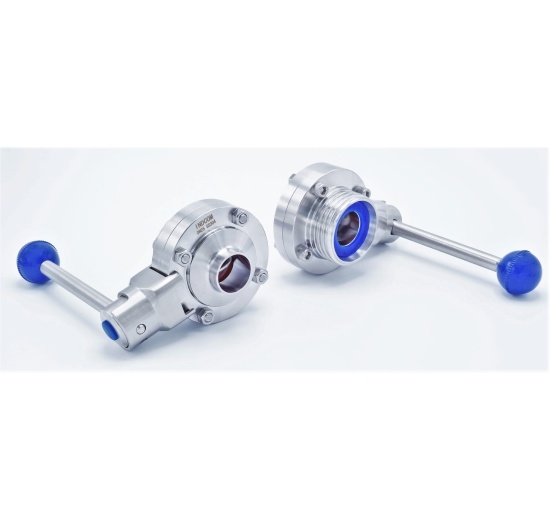 Vannes papillon directes, filetées / à souder type G-S | DN25