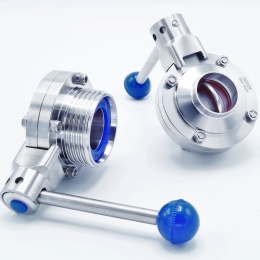 Vannes papillon diretes, filetées/à souder type G-S | DN40