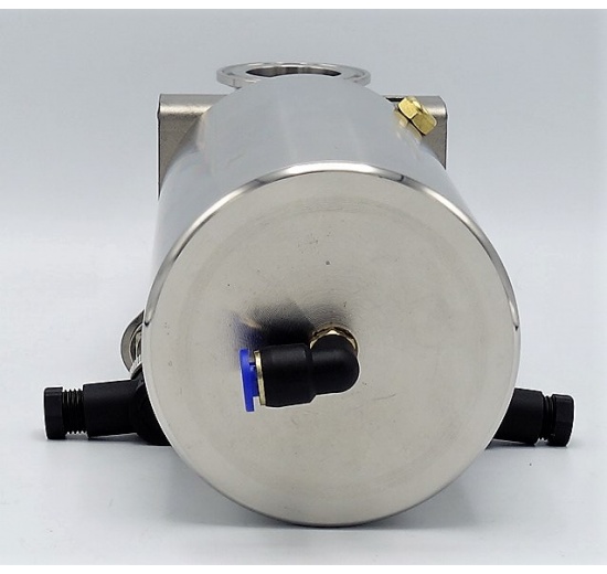 Vannes papillon pneumatiques, en inox, tri CLAMP | DN40