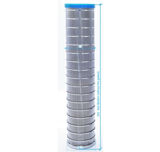 vnitřní filtrační nerezové síto k mladinovému filtru