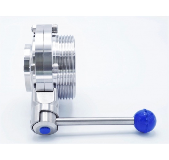 závitová/navařovací přímá klapka, typ G-S, DN 65